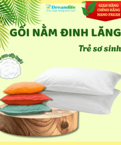 Gối nằm thảo dược cho trẻ sơ sinh (35% Đinh lăng)