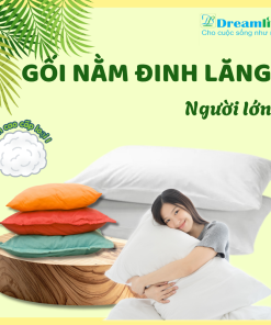 Gối nằm Đinh lăng người lớn (35% Đinh lăng)