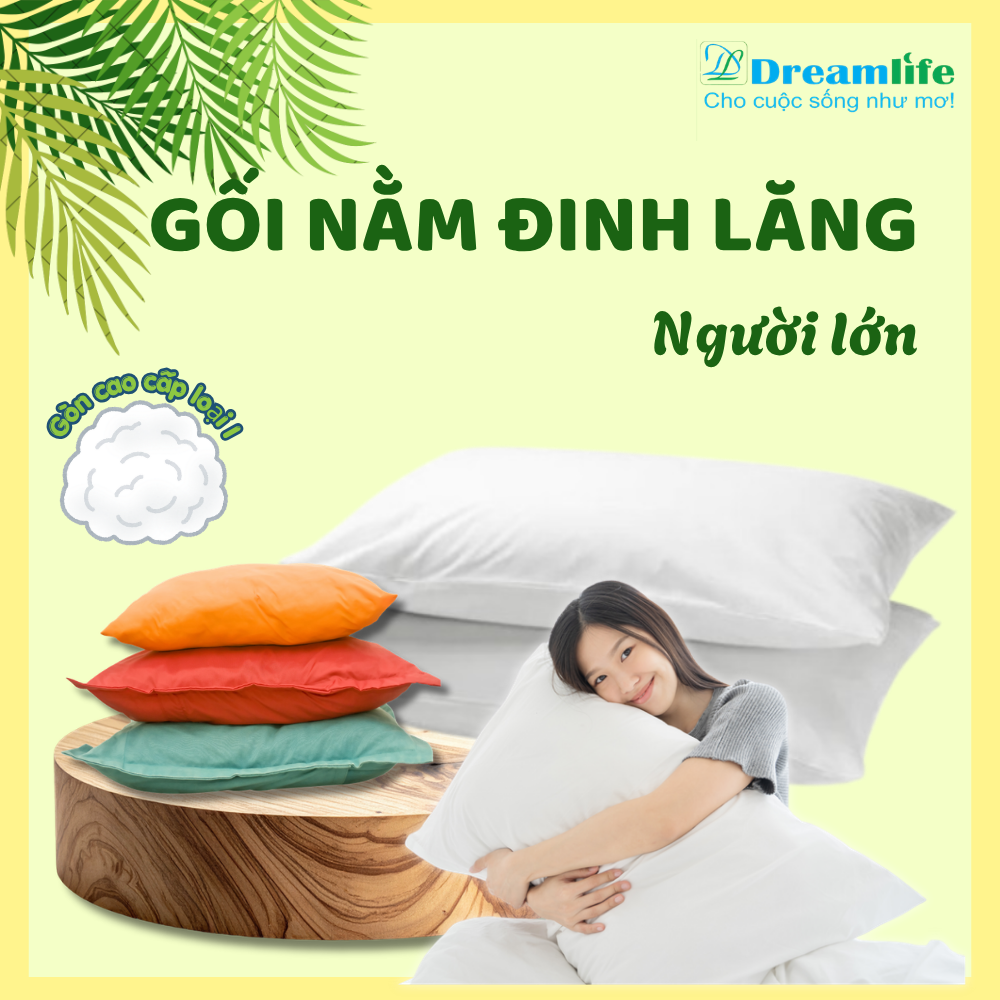 Gối nằm Đinh lăng người lớn (35% Đinh lăng)