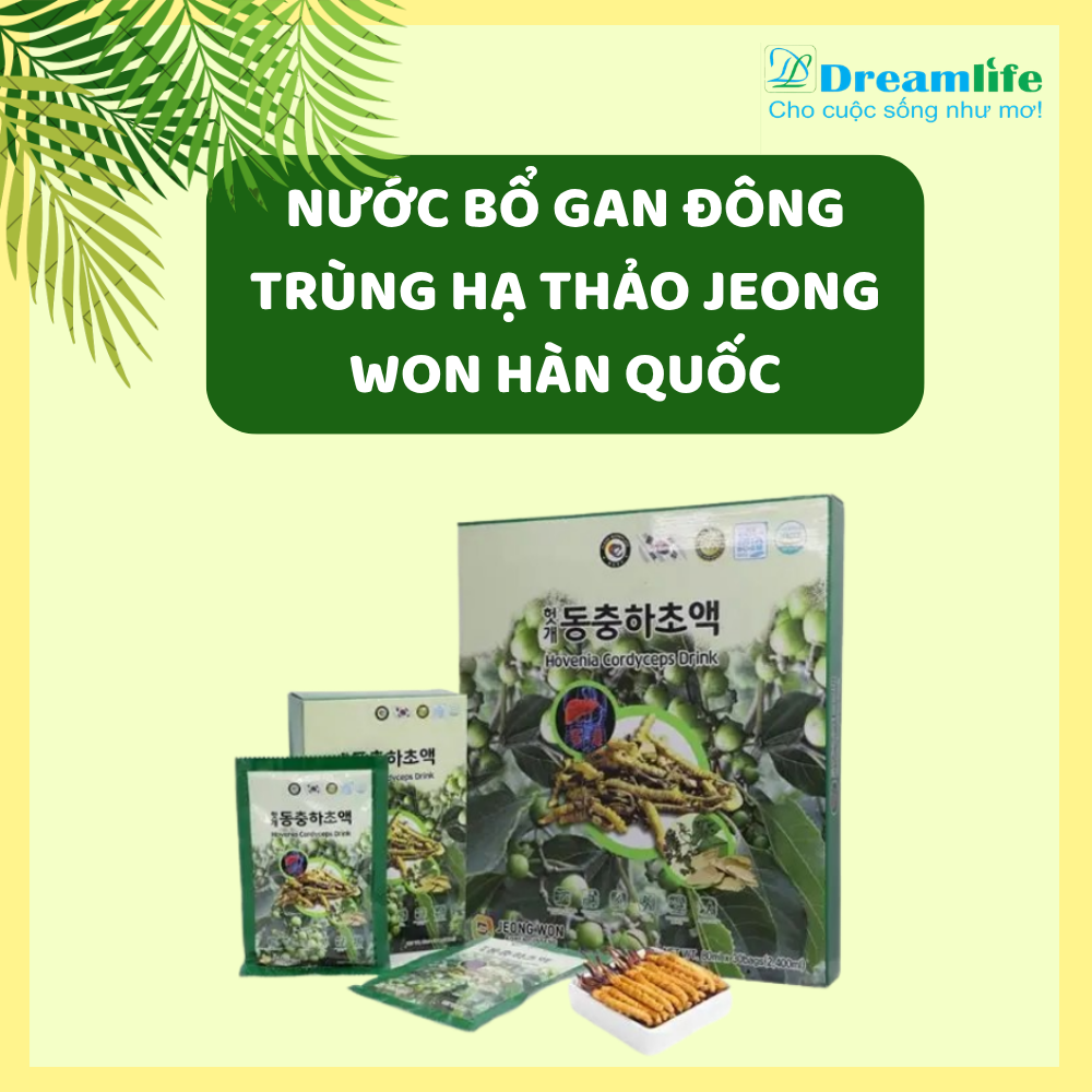 NƯỚC BỔ GAN ĐÔNG TRÙNG HẠ THẢO JEONG WON HÀN QUỐC