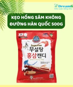 KẸO HỒNG SÂM KHÔNG ĐƯỜNG HÀN QUỐC 500G
