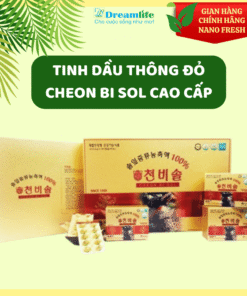 TINH DẦU THÔNG ĐỎ CHEON BI SOL CAO CẤP ( 180 VIÊN)