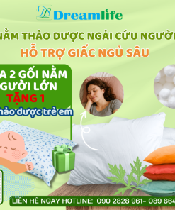 Alternative view of Gối nằm Ngải cứu người lớn (35% Ngải cứu)