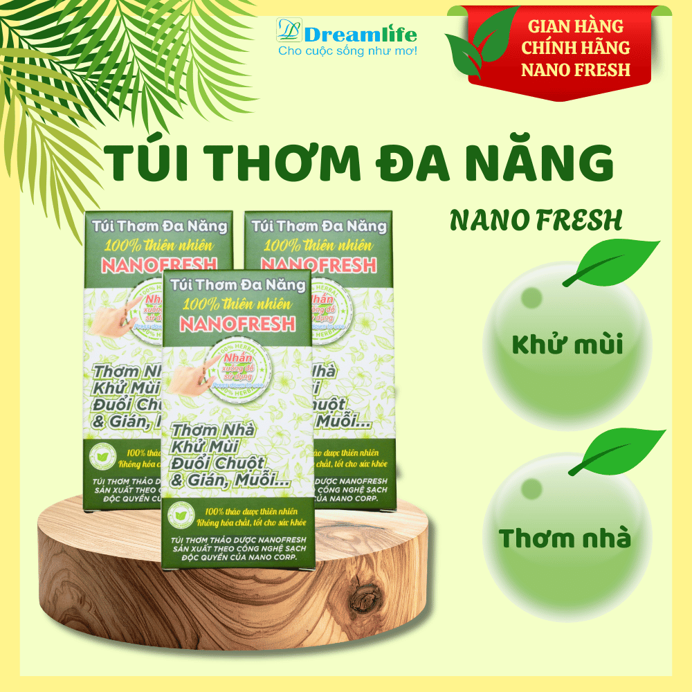 A2. TÚI THƠM ĐA NĂNG 100% THIÊN NHIÊN NANO FRESH